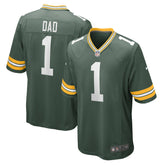 NFL Number 1 Dad Green Bay Packers Game Jersey - Green
