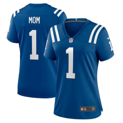 NFL Number 1 Mom Indianapolis Colts Women's Game Jersey - Royal