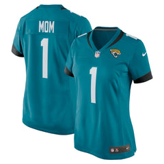NFL Number 1 Mom Jacksonville Jaguars Women's Game Jersey - Teal
