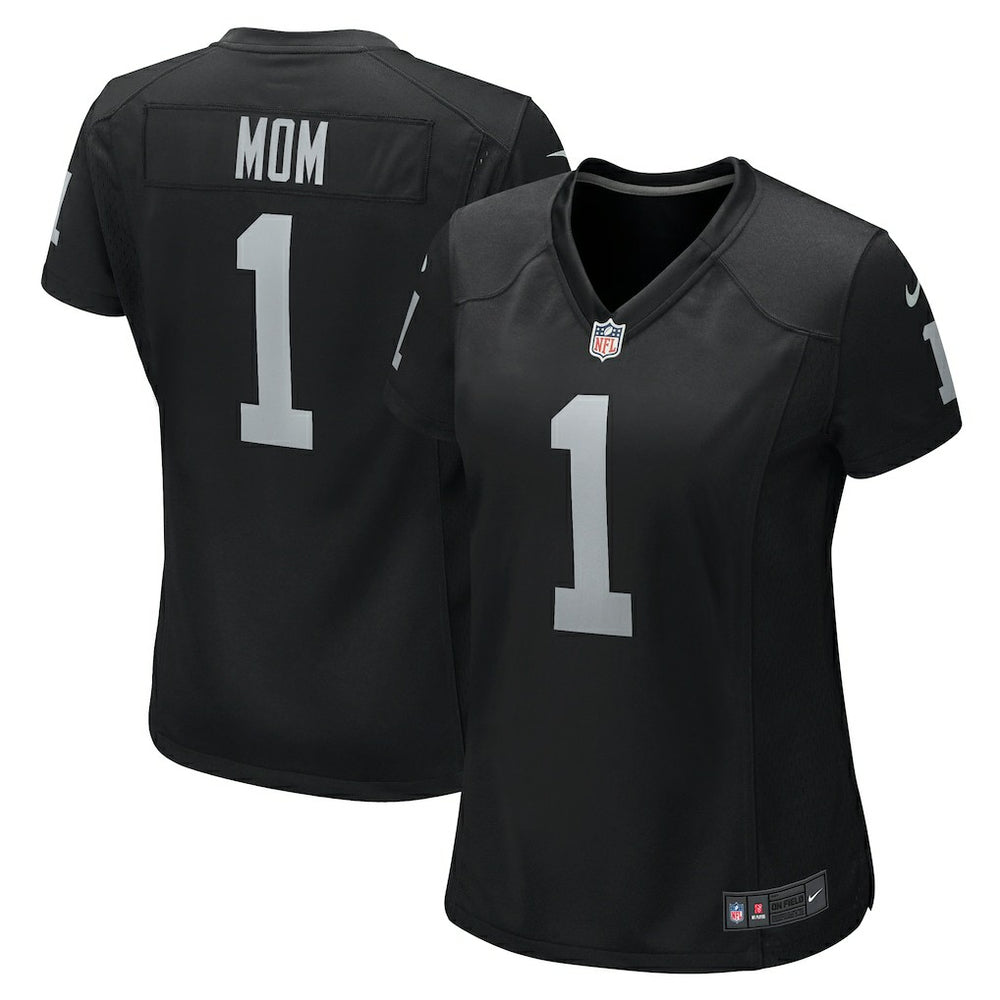 NFL Number 1 Mom Las Vegas Raiders Women's Game Jersey - Black