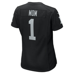 NFL Number 1 Mom Las Vegas Raiders Women's Game Jersey - Black