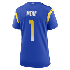 NFL Number 1 Mom Los Angeles Rams Women's Game Jersey - Royal