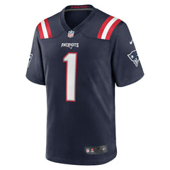 NFL Number 1 Dad New England Patriots Game Jersey - Navy
