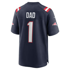 NFL Number 1 Dad New England Patriots Game Jersey - Navy