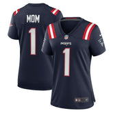 NFL Number 1 Mom New England Patriots Women's Game Jersey - Navy