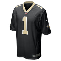 NFL Number 1 Dad New Orleans Saints Game Jersey - Black