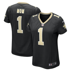 NFL Number 1 Mom New Orleans Saints Women's Game Jersey - Black