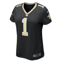 NFL Number 1 Mom New Orleans Saints Women's Game Jersey - Black