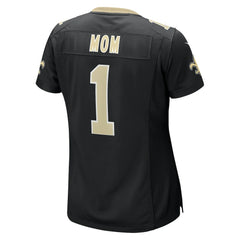 NFL Number 1 Mom New Orleans Saints Women's Game Jersey - Black