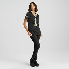 NFL Number 1 Mom New Orleans Saints Women's Game Jersey - Black