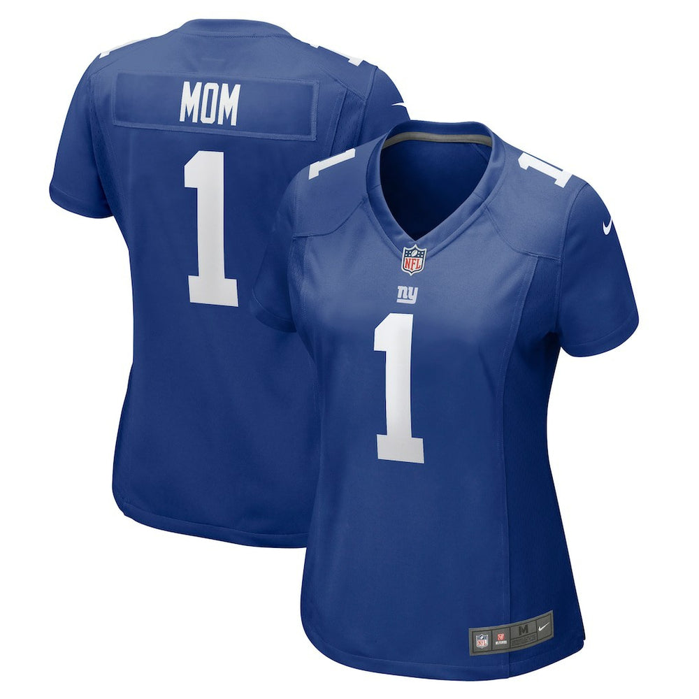 NFL Number 1 Mom New York Giants Women's Game Jersey - Royal
