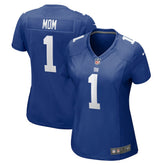 NFL Number 1 Mom New York Giants Women's Game Jersey - Royal