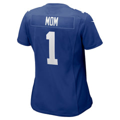NFL Number 1 Mom New York Giants Women's Game Jersey - Royal