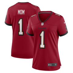 NFL Number 1 Mom Tampa Bay Buccaneers Women's Game Jersey - Red