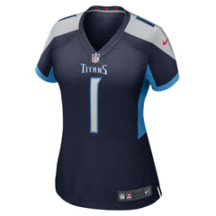 NFL Number 1 Mom Tennessee Titans Women's Game Jersey - Navy