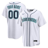MLB Seattle Mariners Nike Home Replica Custom Jersey - White