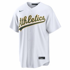 MLB Athletics Nike Home Replica Custom Jersey - White
