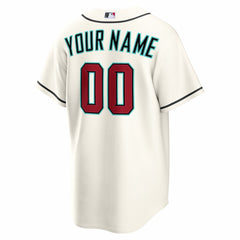 MLB Arizona Diamondbacks Nike Home Replica Custom Jersey - Cream