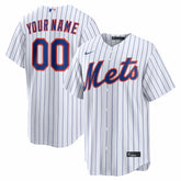 MLB New York Mets Nike Home Replica Custom Jersey - White