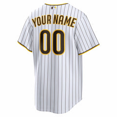 MLB San Diego Padres Nike Home Replica Custom Jersey - White