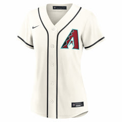 MLB Arizona Diamondbacks Nike Women's Home Replica Custom Jersey - Cream