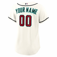 MLB Arizona Diamondbacks Nike Women's Home Replica Custom Jersey - Cream