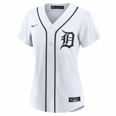 MLB Detroit Tigers Nike Women's Home Replica Custom Jersey - White