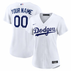 MLB Los Angeles Dodgers Nike Women's Home Replica Custom Jersey - White