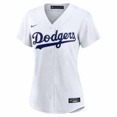 MLB Los Angeles Dodgers Nike Women's Home Replica Custom Jersey - White