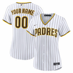 MLB San Diego Padres Nike Women's Home Replica Custom Jersey - White