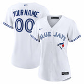 MLB Toronto Blue Jays Nike Women's Home Replica Custom Jersey - White