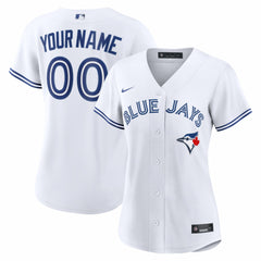 MLB Toronto Blue Jays Nike Women's Home Replica Custom Jersey - White