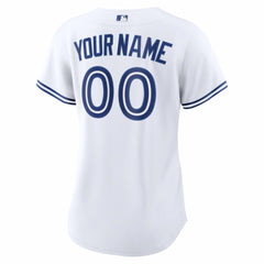 MLB Toronto Blue Jays Nike Women's Home Replica Custom Jersey - White