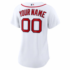 MLB Boston Red Sox Nike Women's Home Replica Custom Jersey - White