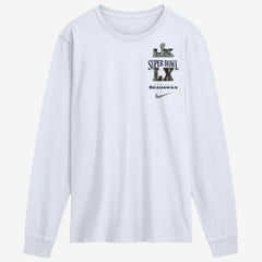Seattle Seahawks Super Bowl LX Champions Long Ball Long Sleeve T-Shirt White