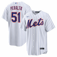 MLB Freddy Peralta New York Mets Nike Home Replica Jersey - White