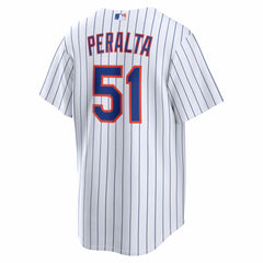 MLB Freddy Peralta New York Mets Nike Home Replica Jersey - White
