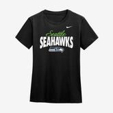Seattle Seahawks Women's Club T-Shirt Black