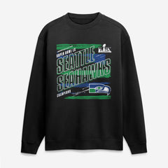 Seattle Seahawks Super Bowl LX Champions Classic Stripes Legacy Fleece Sweatshirt Black