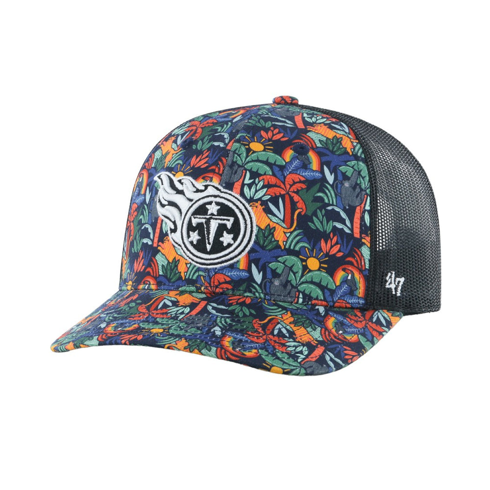 Tennessee Titans '47 Youth Jungle Gym Trucker Adjustable Hat Navy