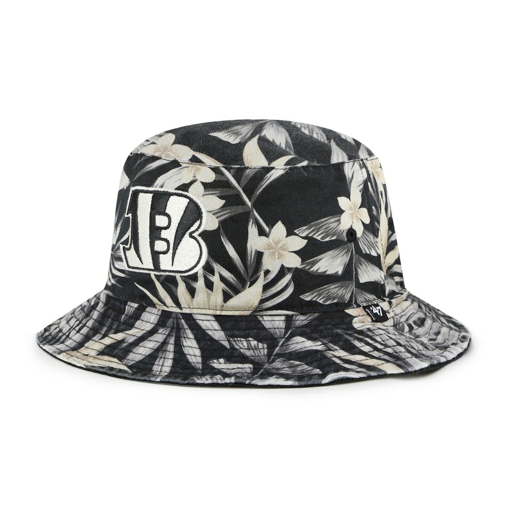 Cincinnati Bengals '47 Tropicalia Bucket Hat Black