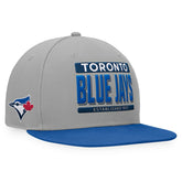 Toronto Blue Jays Fanatics Line Drive Two-Tone Snapback Hat - Gray/Royal Hats