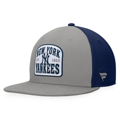 New York Yankees Fanatics Cycle Snapback Hat - Gray/Navy Hats