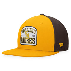 San Diego Padres Fanatics Cycle Snapback Hat - Gold/Brown Hats