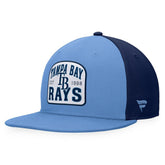 Tampa Bay Rays Fanatics Cycle Snapback Hat - Light Blue/Navy Hats
