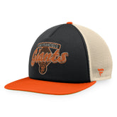 San Francisco Giants Fanatics Cooperstown Collection Talley Foam Trucker Snapback Hat - Black/Orange Hats