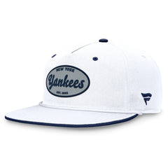 New York Yankees Fanatics Cooperstown Collection Iron Golfer Snapback Hat - White Hats