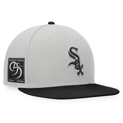 Chicago White Sox Fanatics Glory Days Two-Tone Snapback Hat - Gray/Black Hats