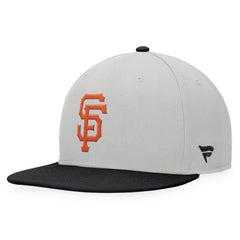 San Francisco Giants Fanatics Glory Days Two-Tone Snapback Hat - Gray/Black Hats