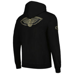 New Orleans Pelicans Pro Standard Black & Gold Pullover Hoodie
